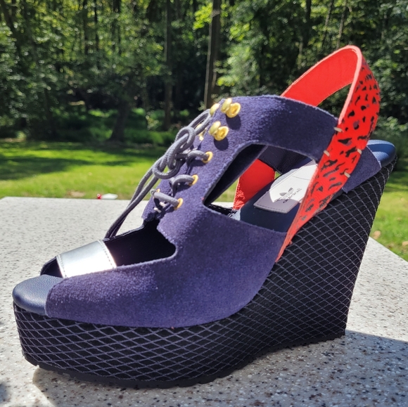 NWT Adidas OC New York wedge sz8 - Picture 1 of 7